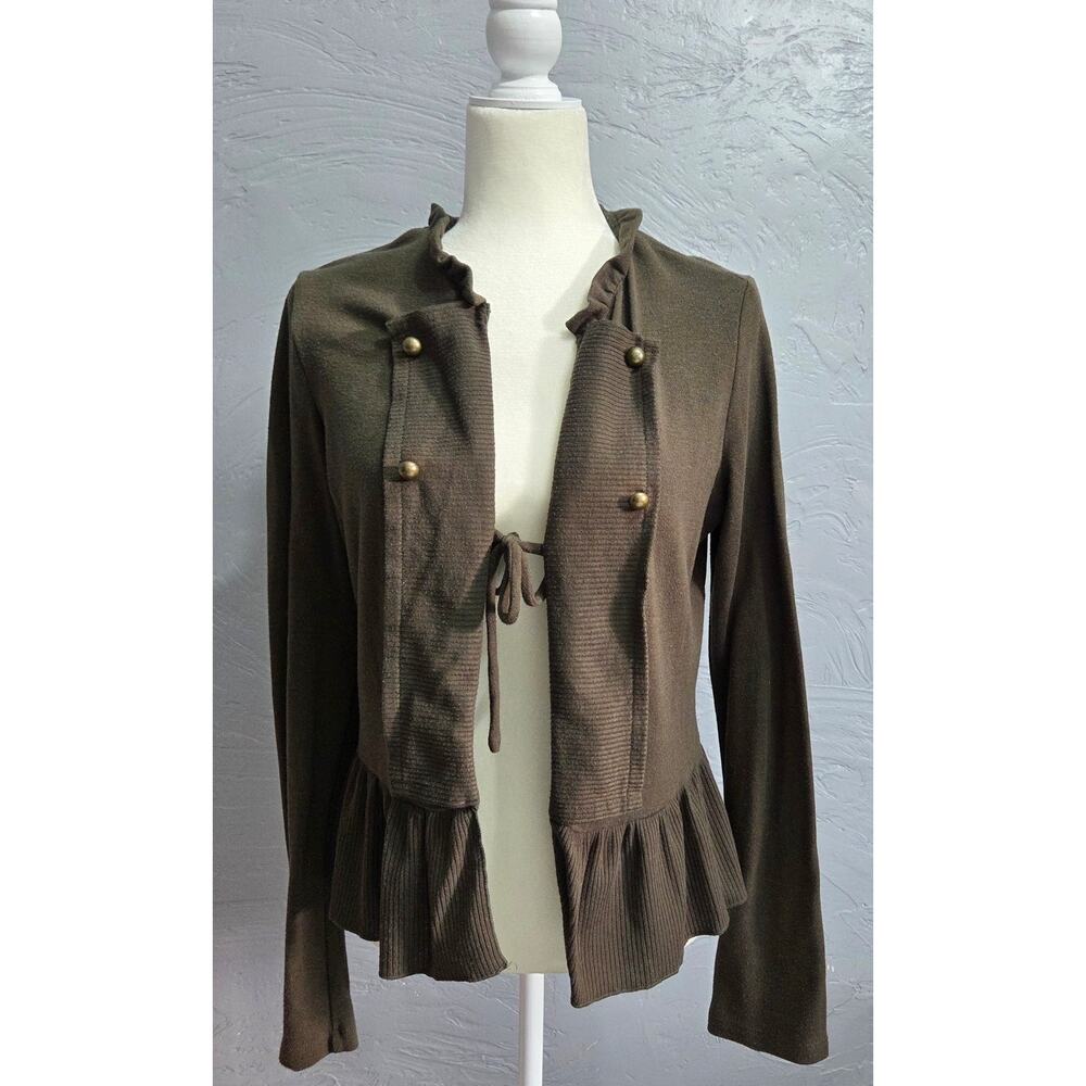 Emery Park Olive green Woman's Cardigan Sweater Size M